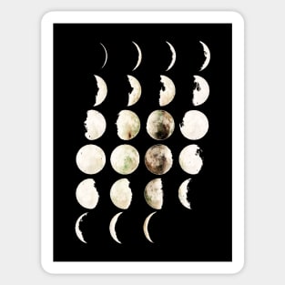 moon phases Sticker